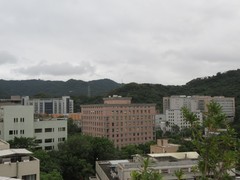 写真２　中央研究院の景色、逆側が台湾台北市の中心地