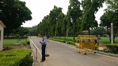 写真２　インド工科大学デリー校の風景。外とは違って本当にきれい