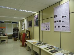 写真４　発光科学技術博物館の展示。
