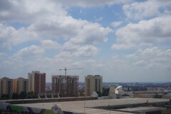 写真１　ソロカバ市内では至る所でビル工事が、新築ビルが目立つ。