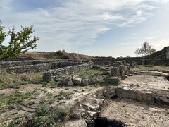 写真３　イストリアのローマ軍の基地の遺跡。